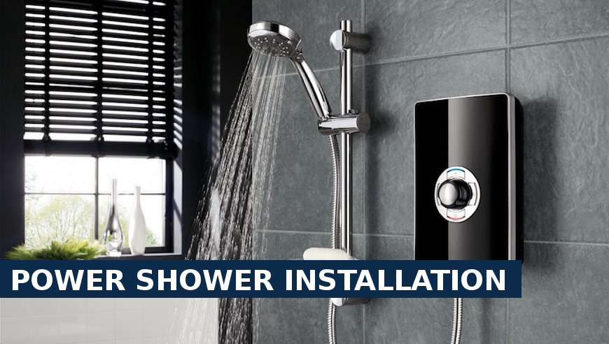 Power shower installation Bellingham